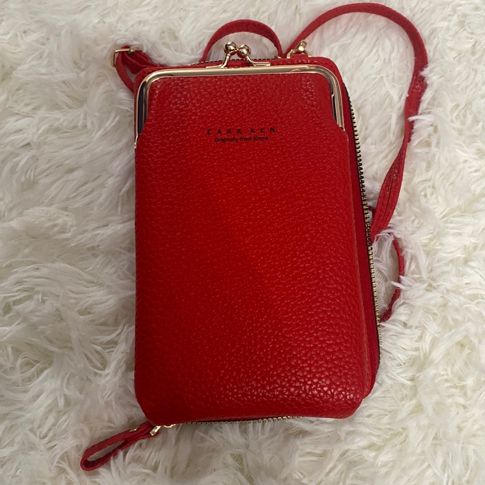 Red Wallet Phone Purse - NWOT